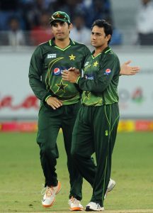مصباح الحق اور سعید اجمل سال کے بہترین ایک روزہ کھلاڑی کے اعزاز کے لیے مدمقابل ہوں گے (تصویر: AFP)