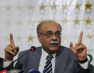 پاکستان کے نجم سیٹھی آئی سی سی ایگزیکٹو کمیٹی کے رکن منتخب ہوئے ہیں (تصویر: AFP) 
